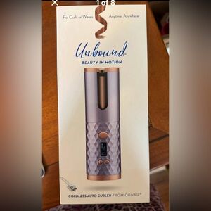 Conair Unbound Cordless Auto Curler - Purple and Gold